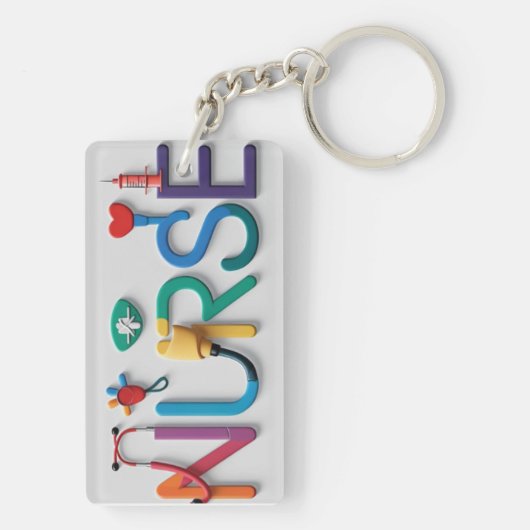 Nurse Keychain Collection - Empowering Nursing Log (achterkant)