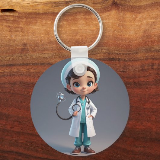 Nurse Keychain Collection - Heartfelt Nursing Logo (Voorkant)
