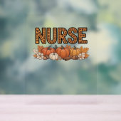 NURSE Klassiek T-shirt Acryl Bord (Neutraal)