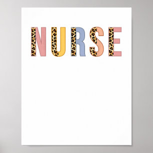 Nurse Leopard Cheetah Print RN Waardering Dag WO