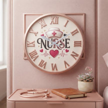 Nurse Leopard Print Rose Gold EKG Medical