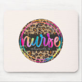Nurse leopard-printer muismat (Voorkant)