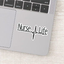 Nurse Leven - EKG Sticker
