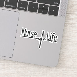 Nurse Leven - EKG Sticker