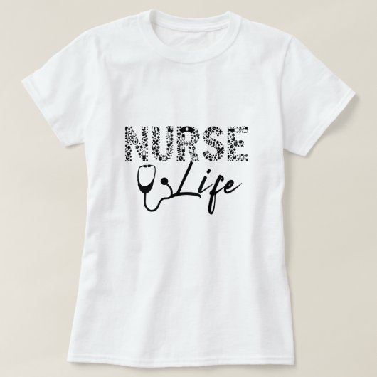 Nurse Life Gift T-shirt (Design voorkant)