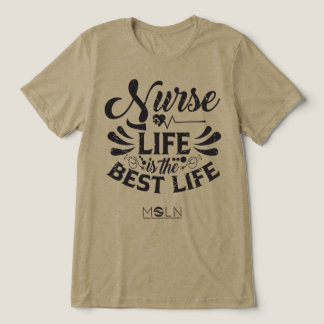 Nurse Life licht gekleurd Tri-Blend T-shirt