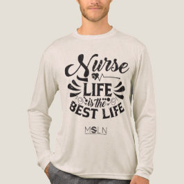Nurse Life Light Tri-Blend T-shirt met lange mouwe