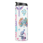 Nurse Life Medical Organ Collage Thermosbeker (Geroteerd rechts)