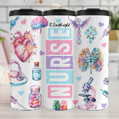 Nurse Life Medical Organ Collage Thermosbeker