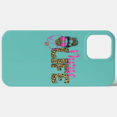 Nurse Life Messy Bun Hair Leopard Nurses Day Case-Mate iPhone Case (Achterkant (horizontaal))