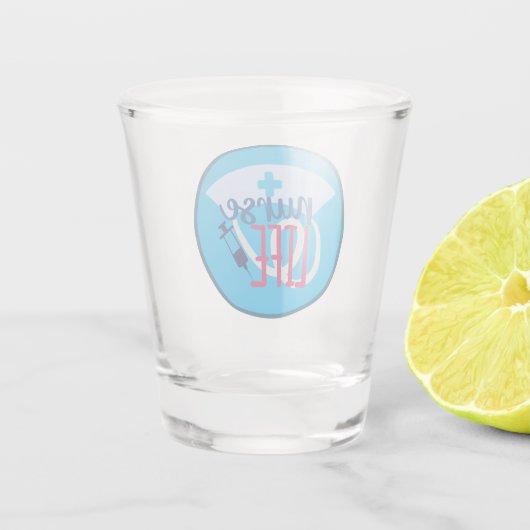 Nurse Life Needle Shot Glas (Achterkant)