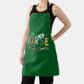 Nurse Life Nurse Day Cadeaus St Patrick's Day Schort (Insitu)