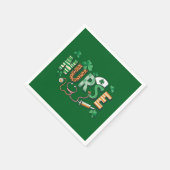 Nurse Life Nurse Day Cadeaus St Patrick's Day Servet (Hoek)