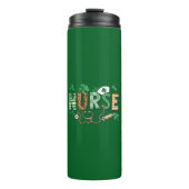 Nurse Life Nurse Day Cadeaus St Patrick's Day Thermosbeker (Voorkant)
