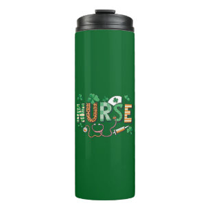 Nurse Life Nurse Day Cadeaus St Patrick's Day Thermosbeker
