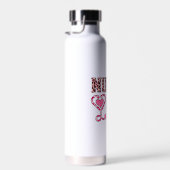 Nurse Life - roze en luipaardprint (2) Waterfles (Rechts)
