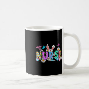 Nurse Life Stethoscoop Nursing Cute Easter Bunny E Koffiemok
