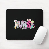 Nurse Life Stethoscoop Nursing Cute Easter Bunny E Muismat (Met muis)