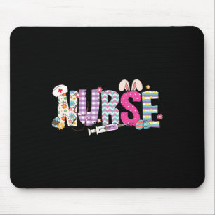 Nurse Life Stethoscoop Nursing Cute Easter Bunny E Muismat