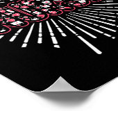 Nurse Life Valentines Day Stethoscope Er Icu Nicu Poster (Hoek)