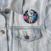 Nurse Lolita Ronde Button 5,7 Cm (In situ)