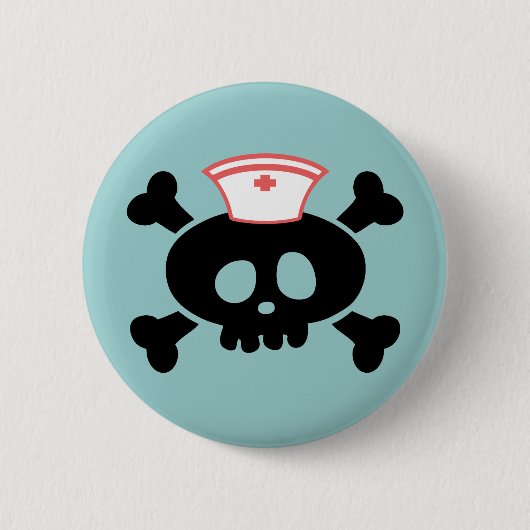Nurse Lolly Ronde Button 5,7 Cm (Voorkant)