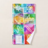 Nurse Love Bad Handdoek (Handdoek)