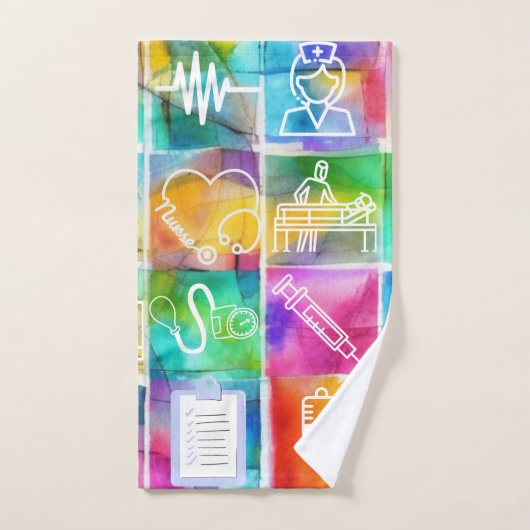 Nurse Love Bad Handdoek (Handdoek)