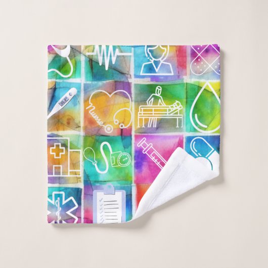 Nurse Love Bad Handdoek (Wasdoekje)