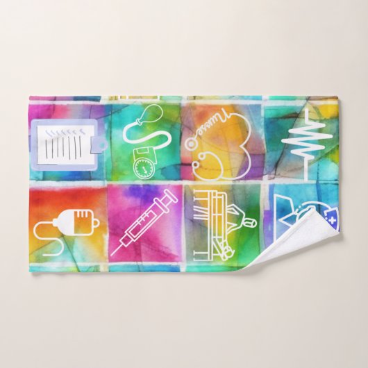 Nurse Love Bad Handdoek (Handdoek)