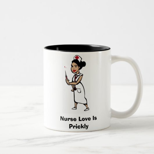 Nurse Love is Pricly Coffee Mok (Rechts)