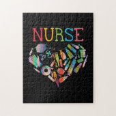 Nurse Love Nursing Student RN Life Hartelijk dank Legpuzzel (Verticaal)