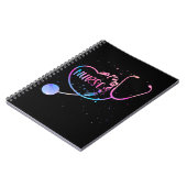 Nurse Love Nursing Student RN Life Hartelijk dank Notitieboek (Linkerzijde)