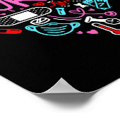 Nurse Love Nursing Student RN Life Hartelijk dank Poster (Hoek)