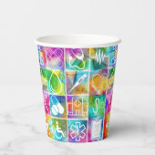 Nurse Love Papieren Bekers (Achterkant)