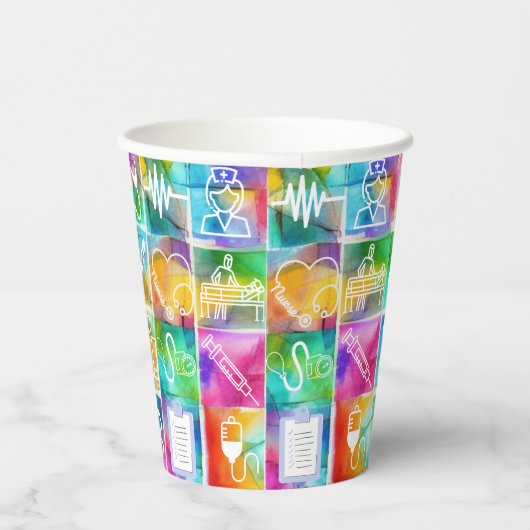 Nurse Love Papieren Bekers (Rechts)