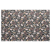 Nurse Love Pattern Black Stof (Yard (91,4 cm))