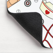 Nurse Love Print White Muismat (Hoek)