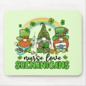 Nurse Love Shenanigans St. Patrick's Muismat (Voorkant)