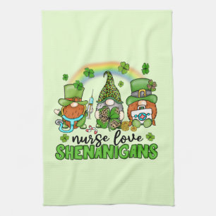 Nurse Love Shenanigans St. Patrick's Theedoek