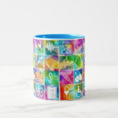 Nurse Love Tweekleurige Koffiemok (Center)