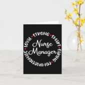 Nurse Manager Nurses Nursing Graduation Medical Lo Kaart (Gele Bloem)