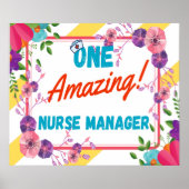 Nurse Manager-waardetoevoeging — Ideaal Poster (Voorkant)