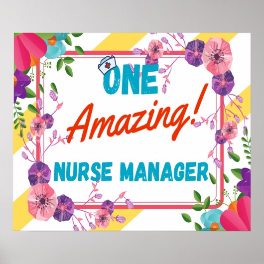 Nurse Manager-waardetoevoeging — Ideaal Poster (Voorkant)