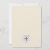 Nurse Medallion Uitnodiging (Achterkant)