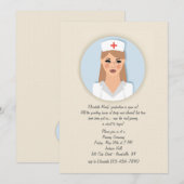 Nurse Medallion Uitnodiging (Voorkant / Achterkant)