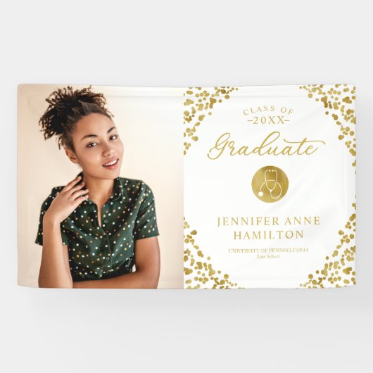 Nurse Medical Afstuderen Stethoscope Banner (Horizontaal)