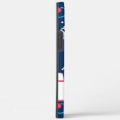 Nurse Medical Art Navy Blue Name Persoonlijk Case-Mate iPhone Case (Achterkant / Rechts)