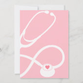 Nurse Medical Graduation Party Uitnodiging (Achterkant)