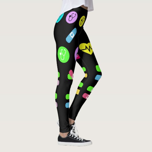 Nurse Medical Pop Mode Leggings (Rechts)